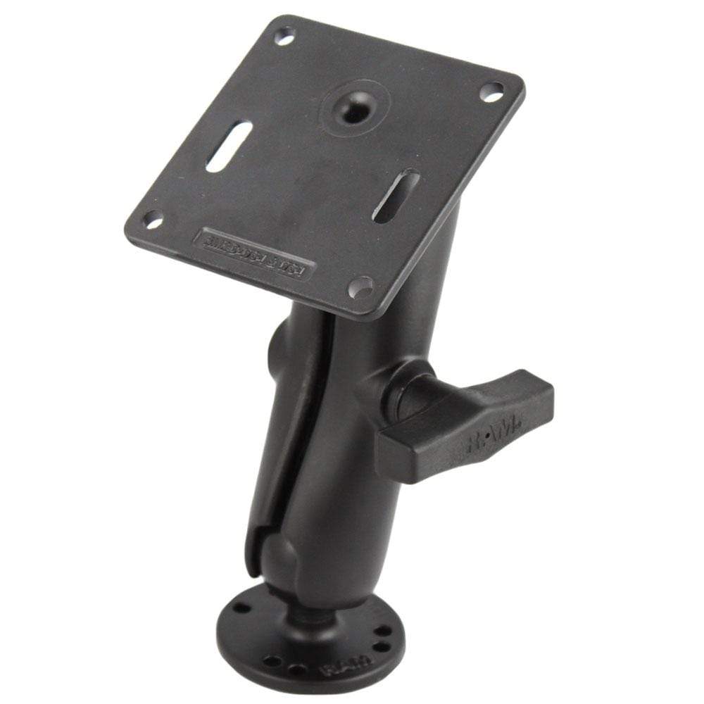 Ram Mounts Qualifies for Free Shipping RAM Double Socket Arm w/ 2.5" Round Base 3.625" Square #RAM-101U-2461