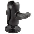Ram Mounts Qualifies for Free Shipping RAM Double Socket Short Arm with 2.5" Round Base 1.5" #RAM-103U-B