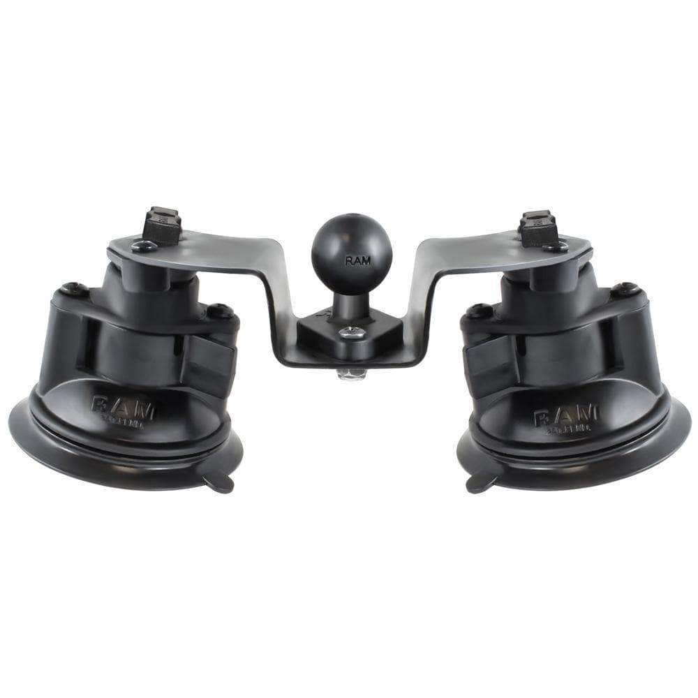 Ram Mounts Qualifies for Free Shipping RAM Dual Articulating Suction Cup Base 1" Ball #RAM-B-189B-PIV1U