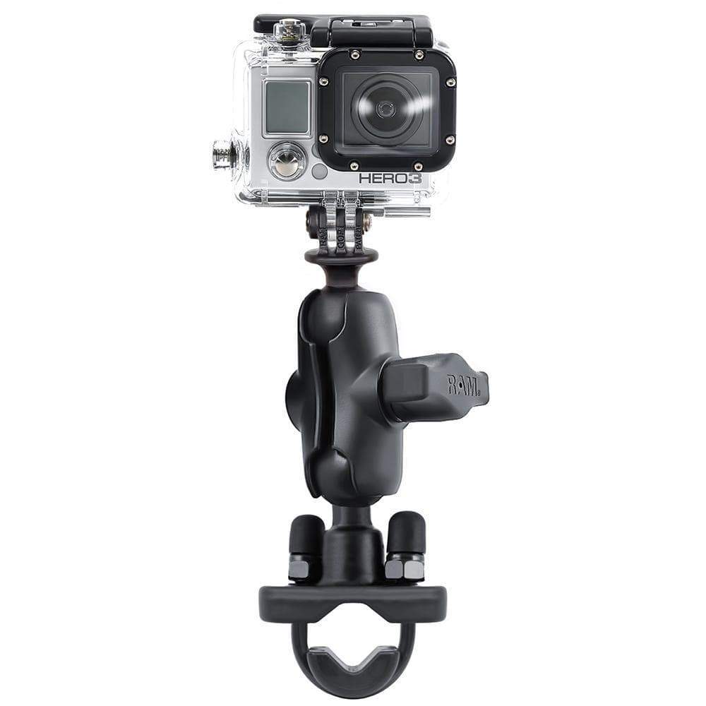 Ram Mounts Qualifies for Free Shipping RAM GoPro Hero Short Arm Handlebar Rail Mount #RAM-B-149Z-A-GOP1U