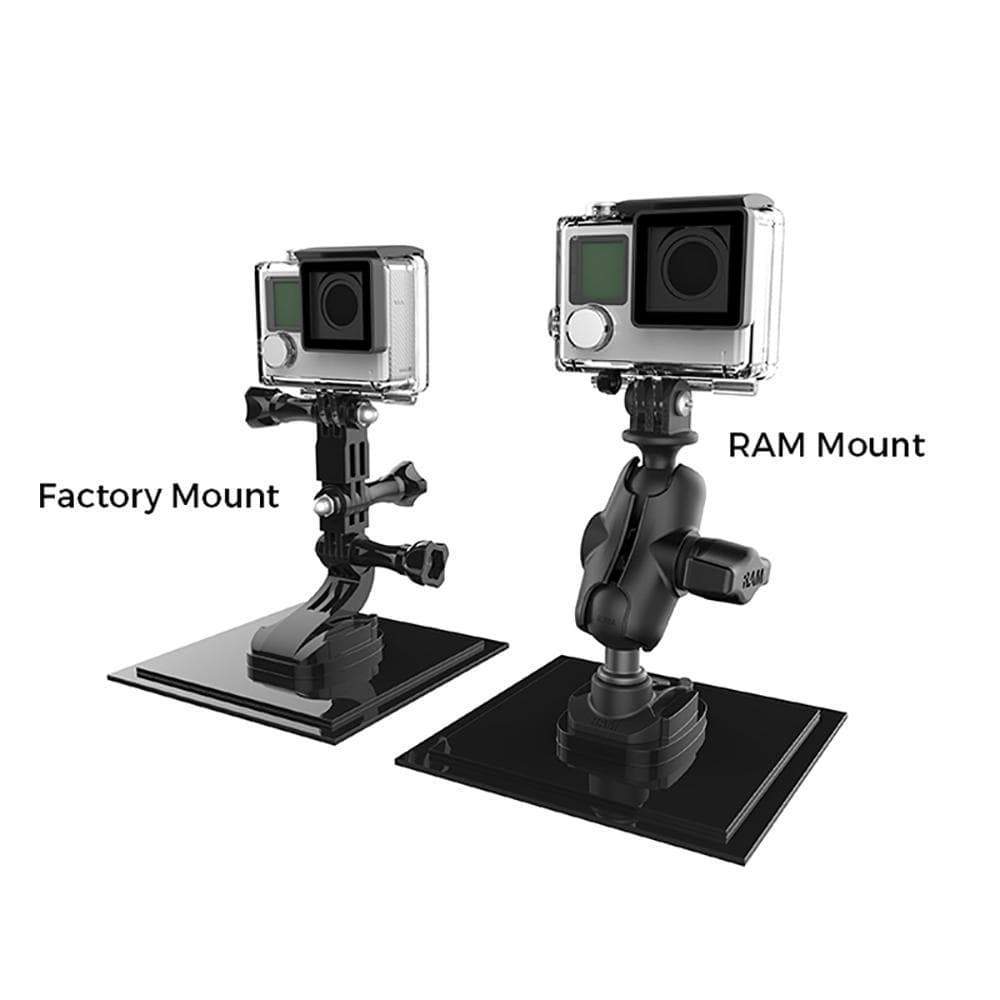 Ram Mounts Qualifies for Free Shipping RAM Mount 1" Ball Adapter Gopro Base Camera Mount #RAP-B-GOP2-A-GOP1U