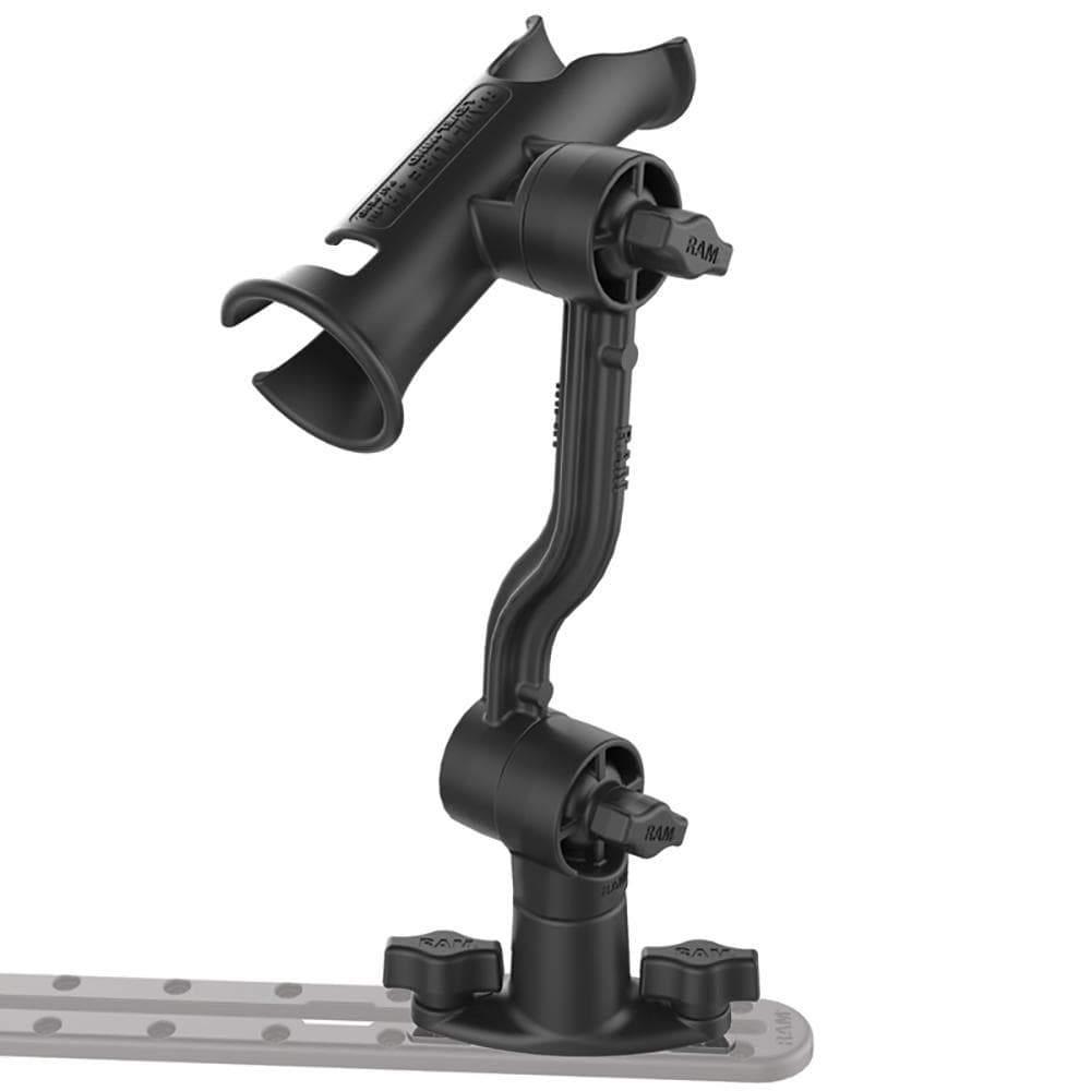 RAM Mount Ram Tube Jr Rod Holder with Track Base #RAP-390-PA-421