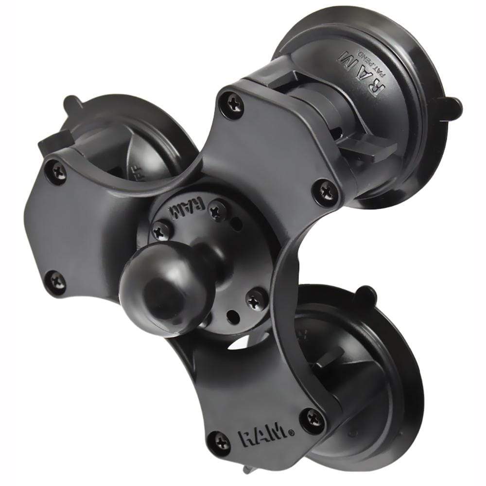 Ram Mounts Qualifies for Free Shipping RAM Mount Triple Suction Cup Base 1.5" Ball #RAP-365-224-1U