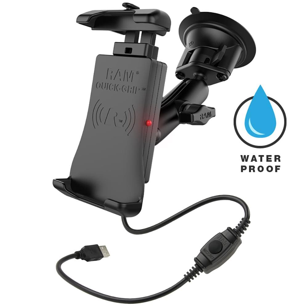 Ram Mounts Qualifies for Free Shipping RAM Quick-Grip Wireless Charging Suction Cup Mount #RAM-B-166-UN14W