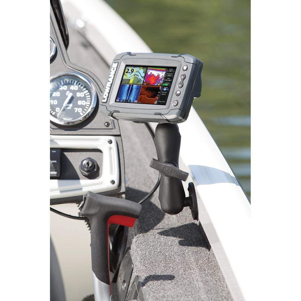 Ram Mounts Qualifies for Free Shipping RAM Quick-Release Mount for Lowrance Mark & Elite 5 #RAM-101-LO11