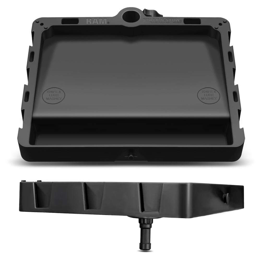 Ram Mounts Qualifies for Free Shipping RAM Stack-N-Stow Bait Board with 3" Post Adn Spline #RAP-395-PU