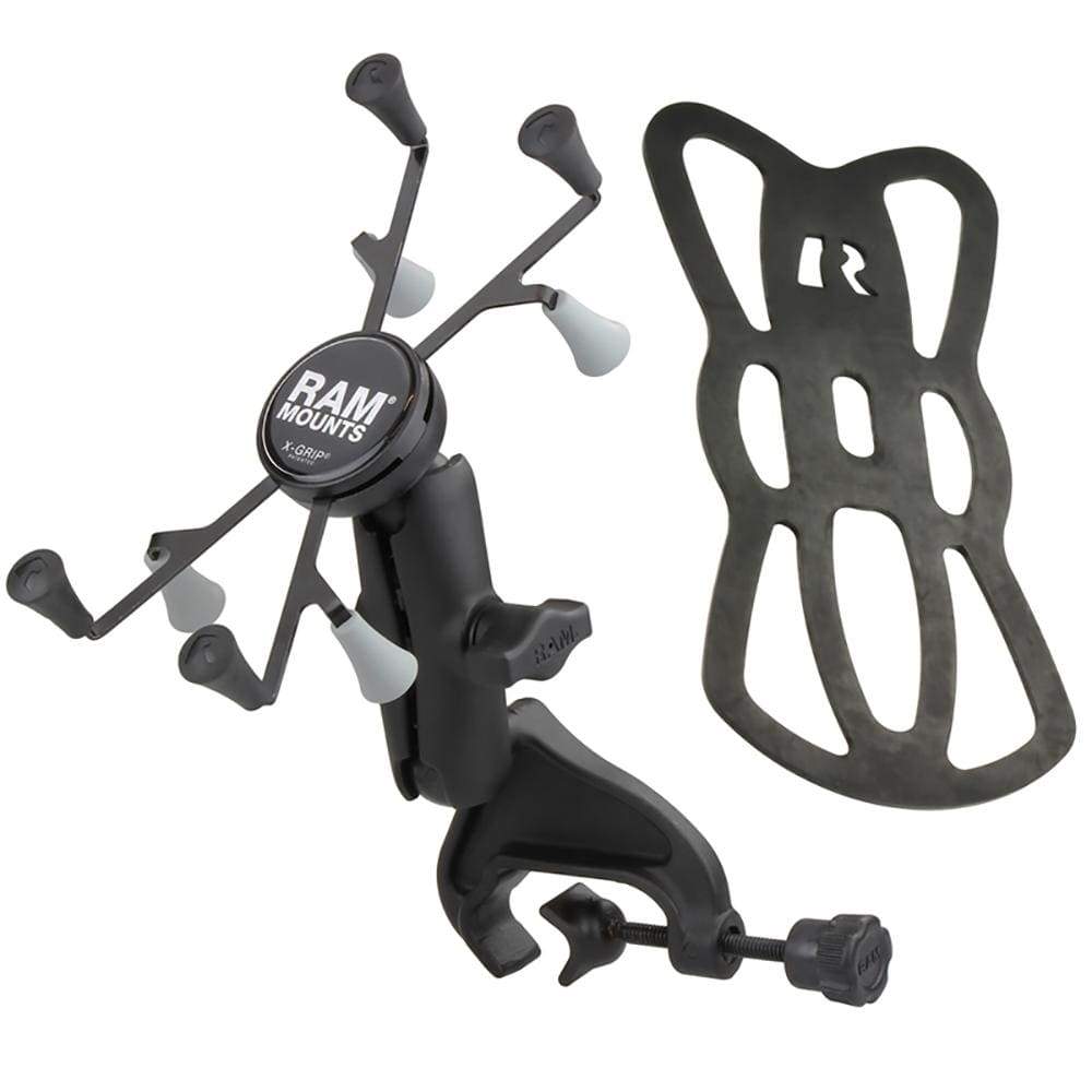 RAM X Grip II Tablet Mount with Yoke Clamp Mount #RAM-B-121-UN8U