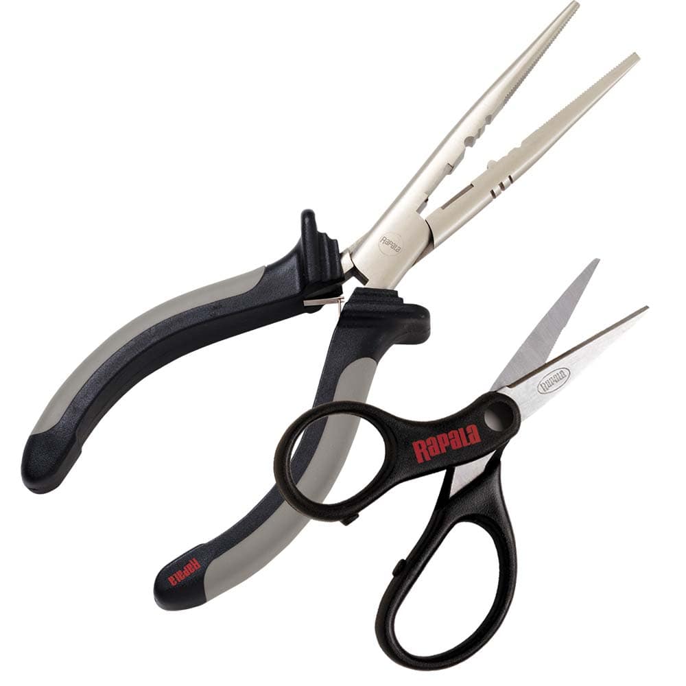 Rapala Qualifies for Free Shipping Rapala Pliers & Super Line Scissor Combo #RTC-6SPLS