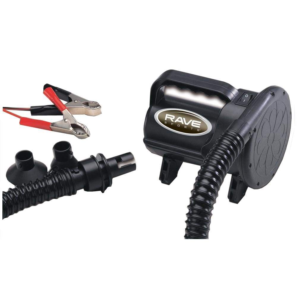 Rave Sports Qualifies for Free Shipping Rave High-Pressure 12v Pump with Alligator Clips #02344