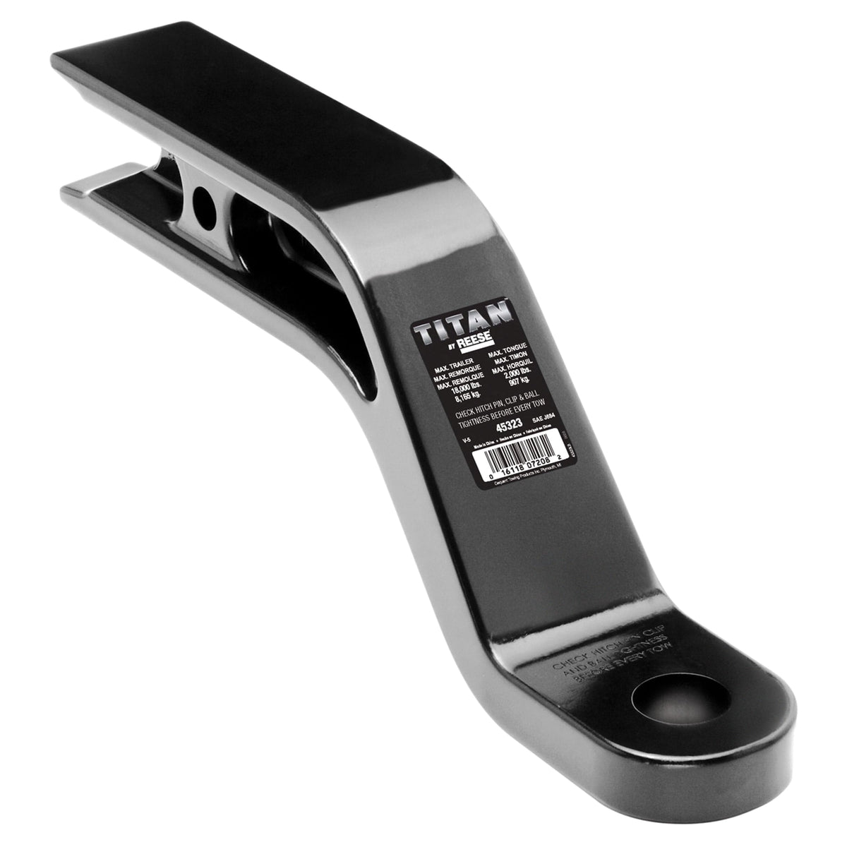 Reese Qualifies for Free Shipping Reese 2-1/2" Square Shank Titan Ball Mount #45323