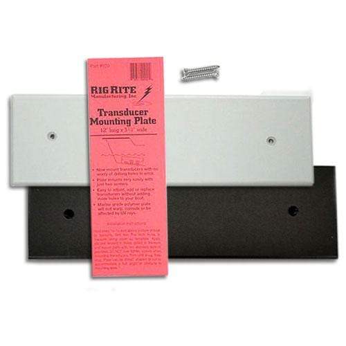 Rig Rite Qualifies for Free Shipping Rig Rite Transducer Mounting Plate Light Gray 12" #920