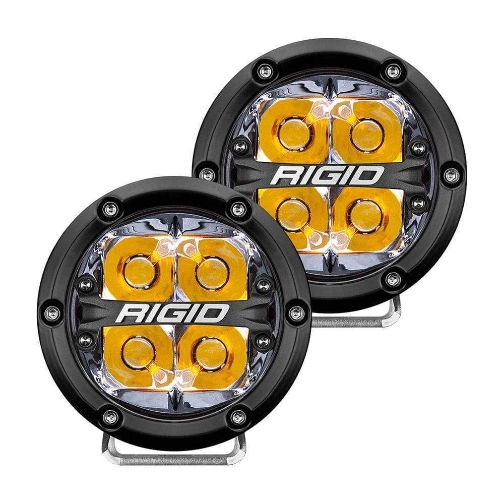 RIGID 360-Series 4" LED Off-Road Spot with Amber #36114