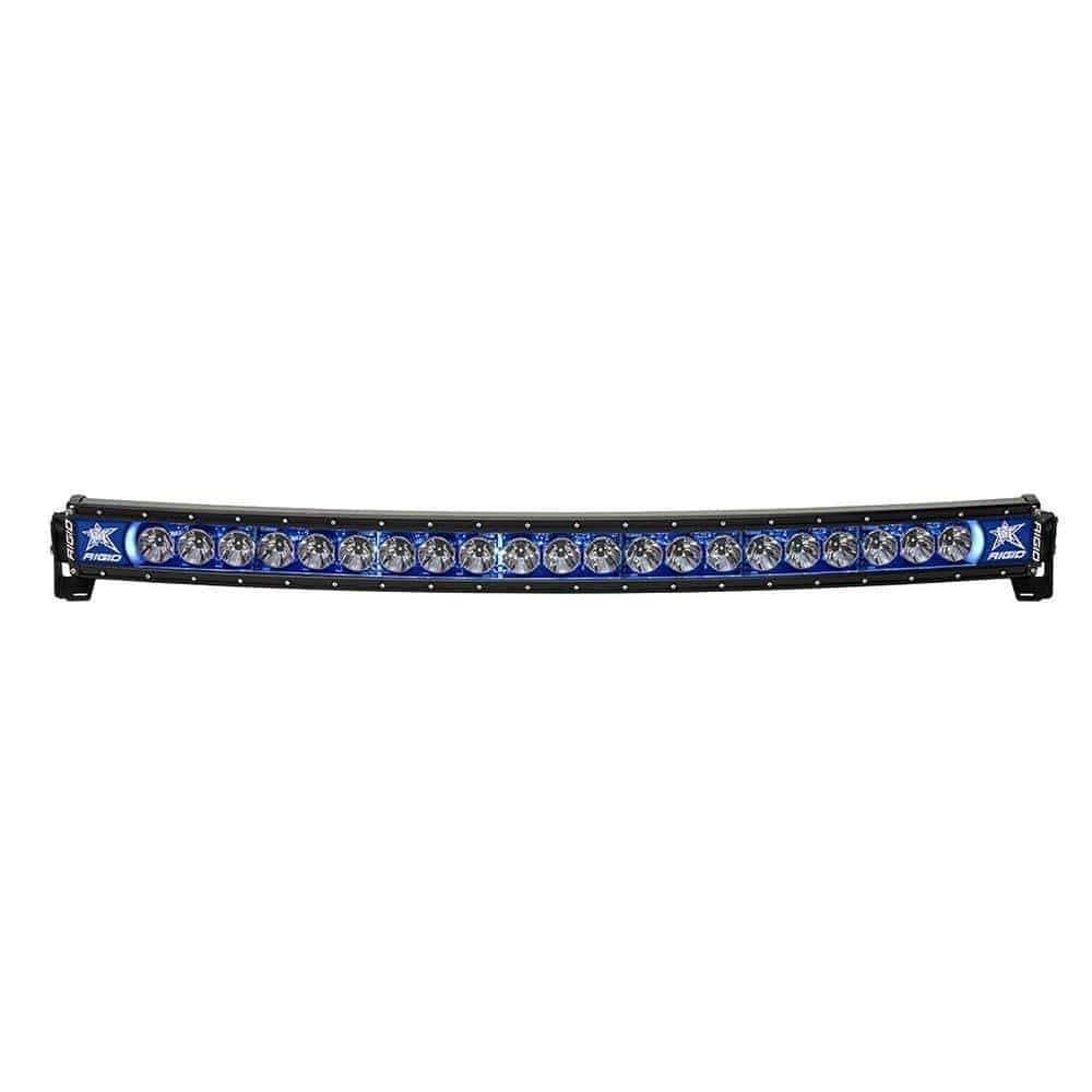 RIGID 40" Radiance Light Bar Plus Curved Blue Backlight #34001
