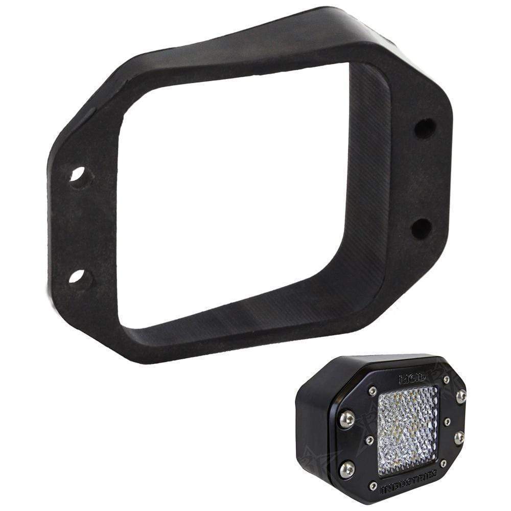 RIGID D-Series Angled Flush-Mount Kit #49010