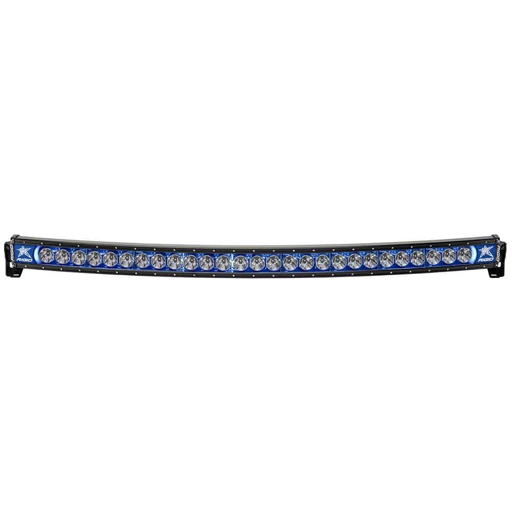RIGID Industries Qualifies for Free Shipping RIGID Radiance Plus 54" Curved Blue Backlight #36001