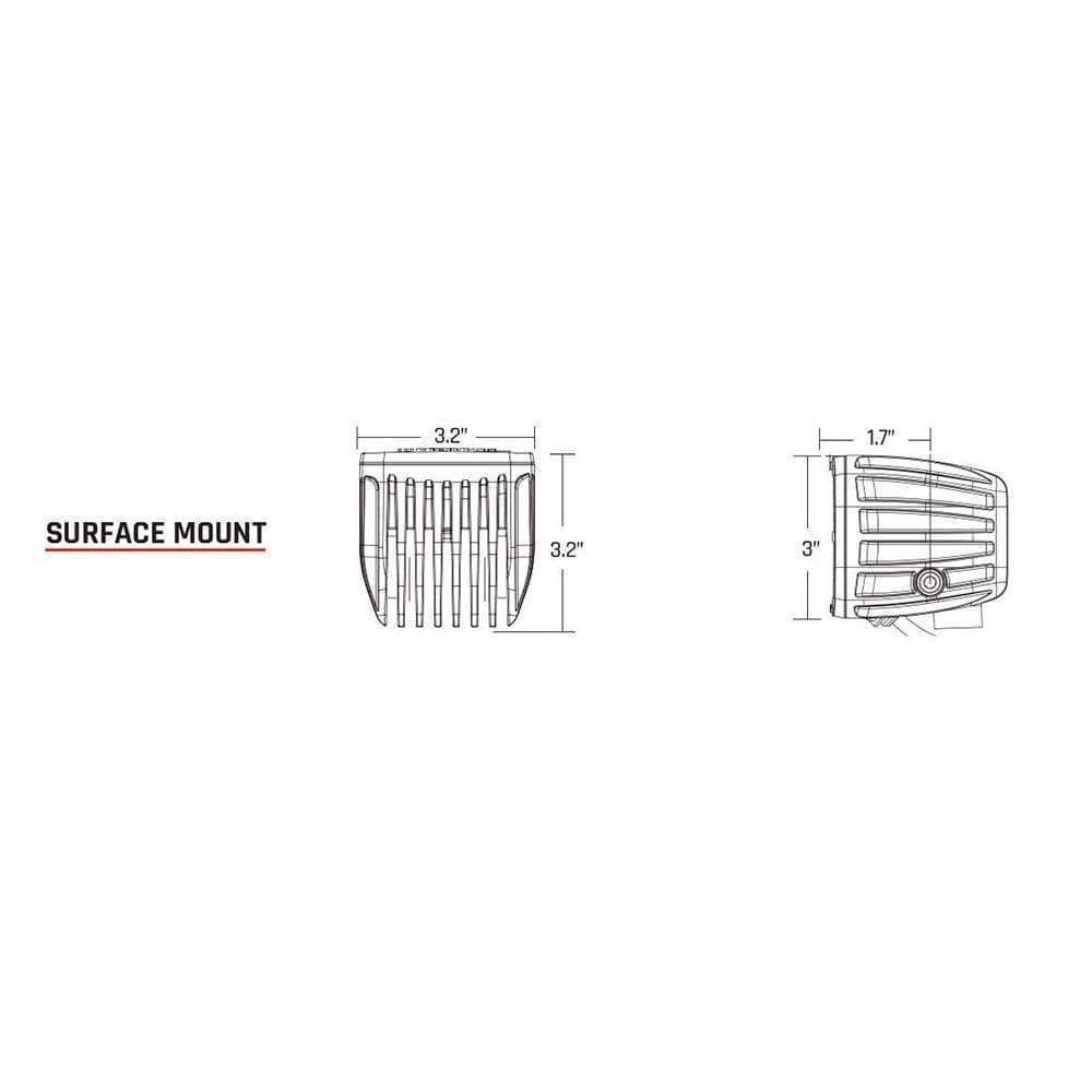 RIGID Industries Qualifies for Free Shipping RIGID Radiance Pod White Backlight #20200
