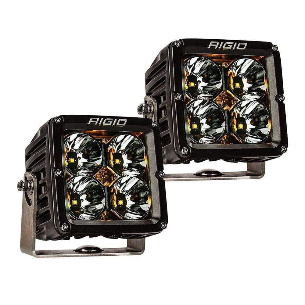 RIGID Radiance Pod XL Black Case with Amber Backlight Pair #32205
