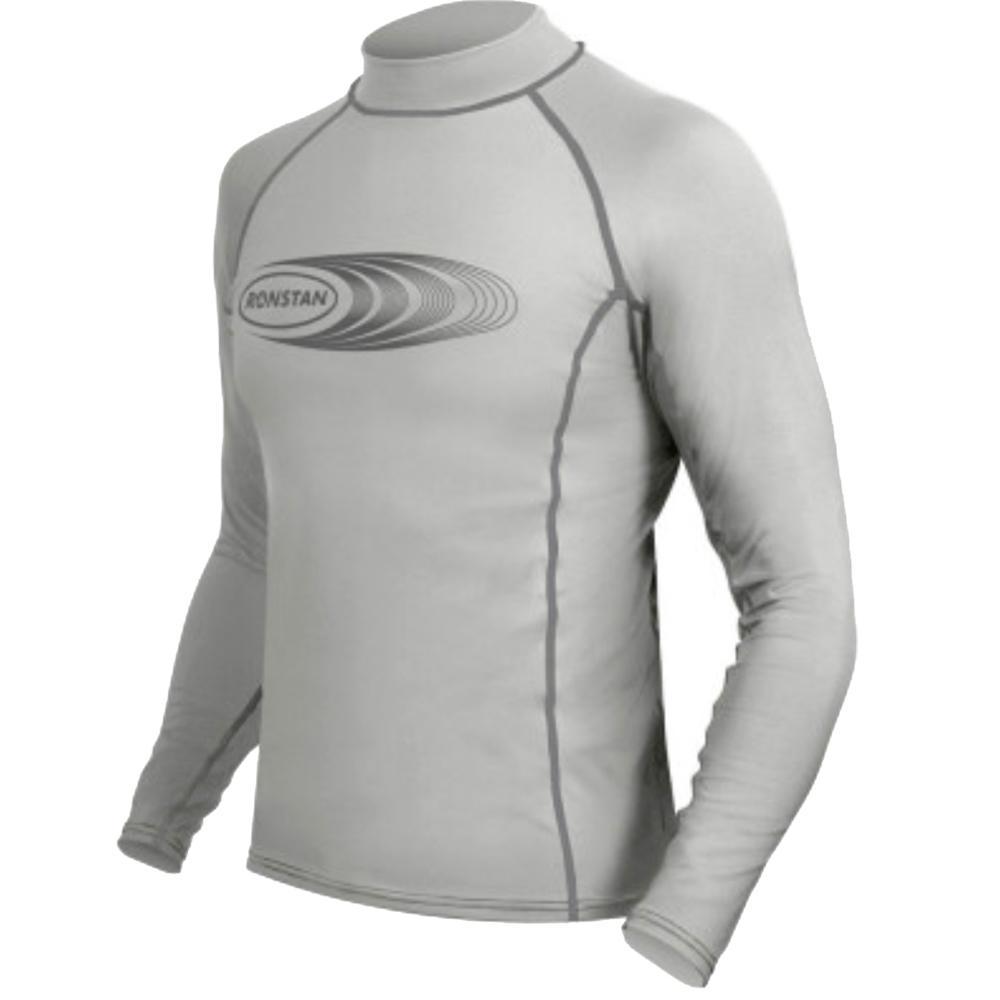 Ronstan Qualifies for Free Shipping Ronstan Long Sleeve Rash Top UPF50+ Ice Grey Small #CL22S