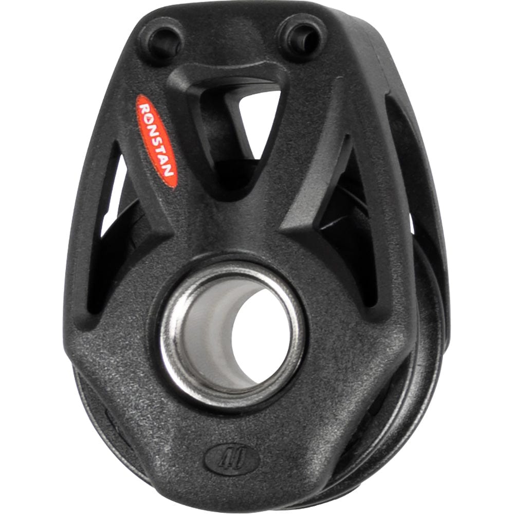 Ronstan Qualifies for Free Shipping Ronstan Series 40 Orbit Single Rotating Snatch Block with Becket #RF48109