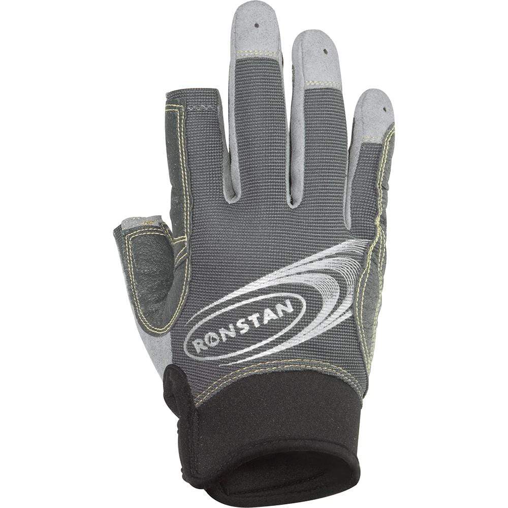 Ronstan Qualifies for Free Shipping Ronstan Sticky Race Glove 3 Finger XXS Grey #RF4881XXS
