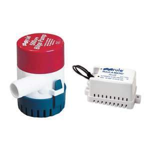 Rule Qualifies for Free Shipping Rule 500 GPH Bilge Pump with Rule-A-Matic Plus Float Switch #25-40A
