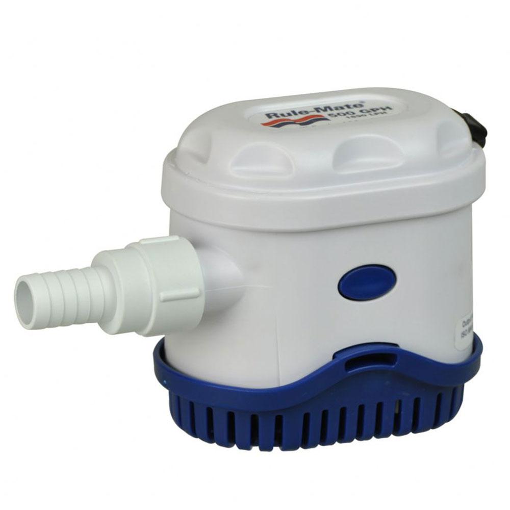 Rule Mate 500 GPH Square Bilge Pump 3/4" Outlet #RM500A