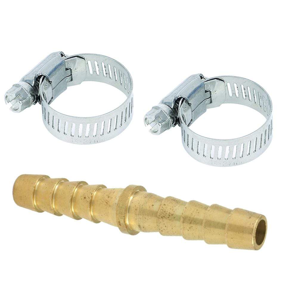 Scepter Marine Qualifies for Free Shipping Scepter 1/4" Brass Hose Mender with Clamps #07196