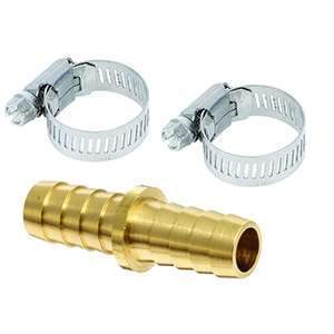 Scepter Marine Qualifies for Free Shipping Scepter 3/8" Brass Hose Mender with Clamps #07198