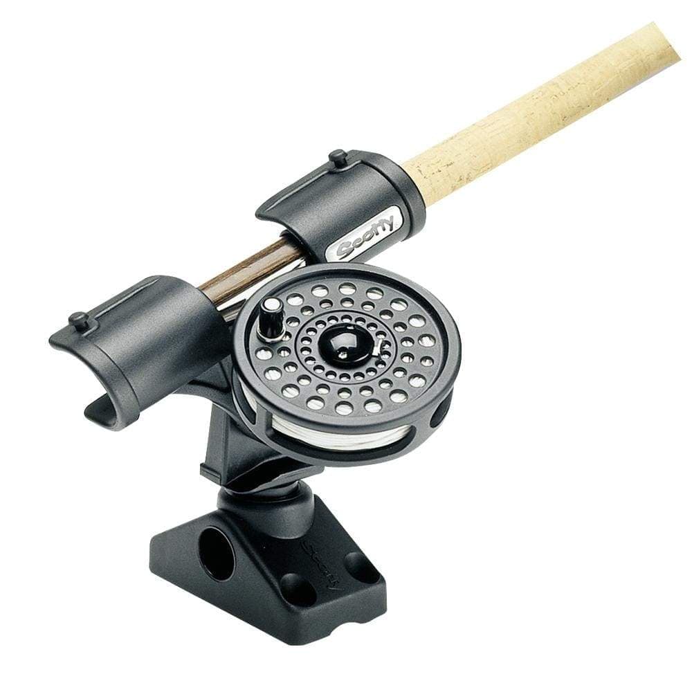 Scotty Qualifies for Free Shipping Scotty Fly Rod Holder with 241 Side/Deck-Mount #265