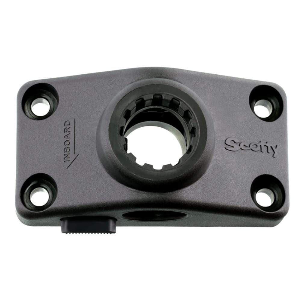 Scotty Locking Combination Side or Deck Mount Black #241L-BK