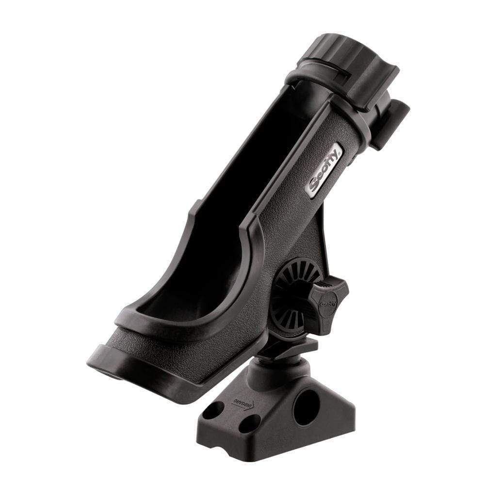 Scotty Powerlock Rod Holder Black with 241 Side/Deck Mount #230-BK