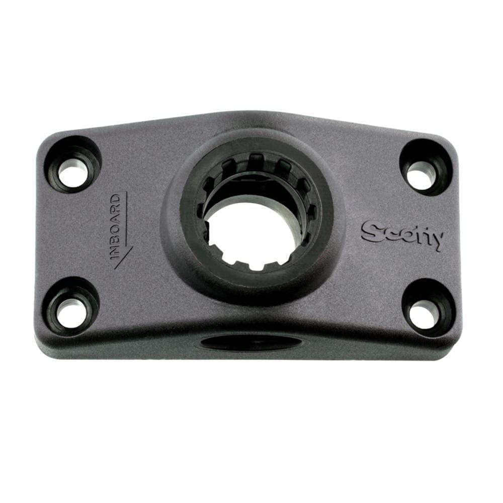 Scotty Side/Deck Mounting Bracket Black #241-BK