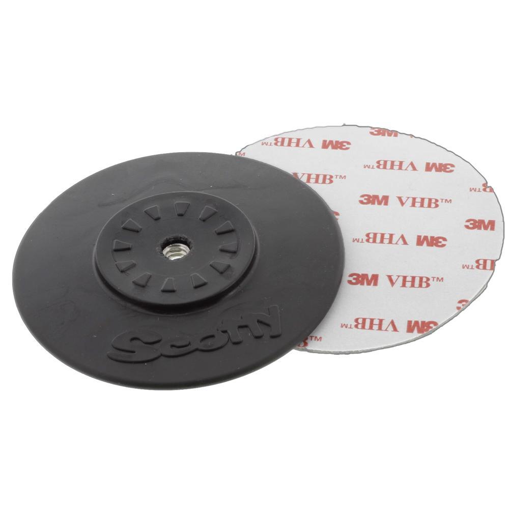 Scotty Qualifies for Free Shipping Scotty Stick-On Accessory Mount 3" Black #0348-BK