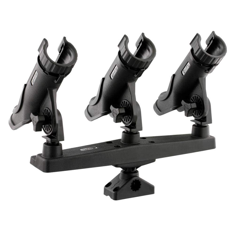 Scotty Triple Rod Holder with 3 230 Power Lock Rod Holders #256