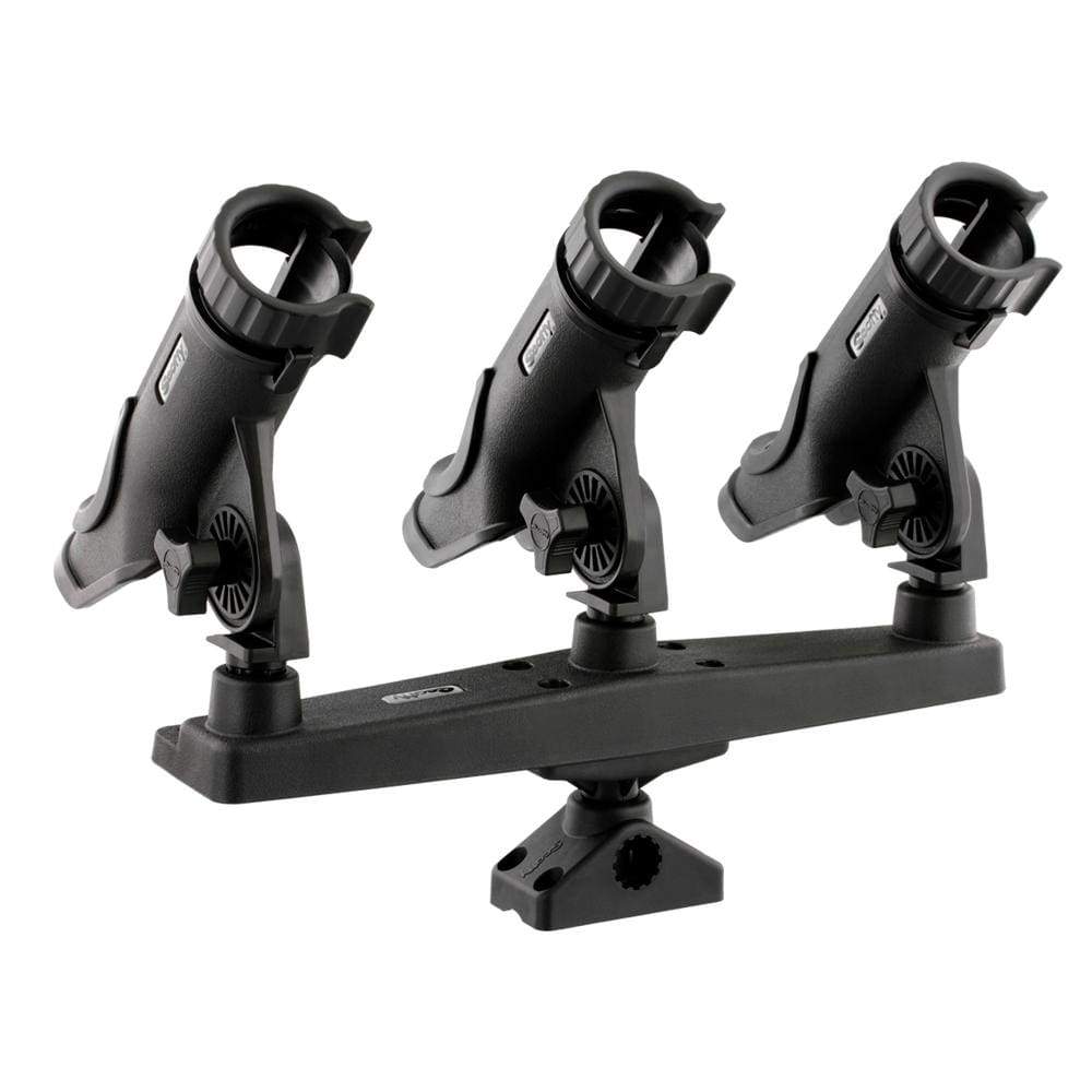 Scotty Triple Rod Holder with 3 230 Power Lock Rod Holders #256