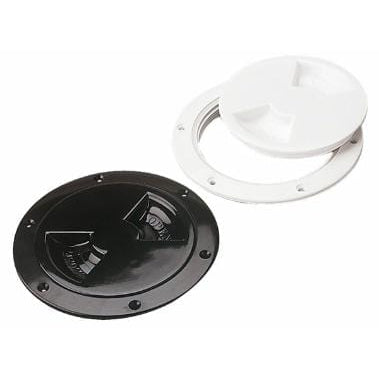 Sea-Dog Qualifies for Free Shipping Sea-Dog 5-7/16" Black Screw Out Deck Plate #337155-1