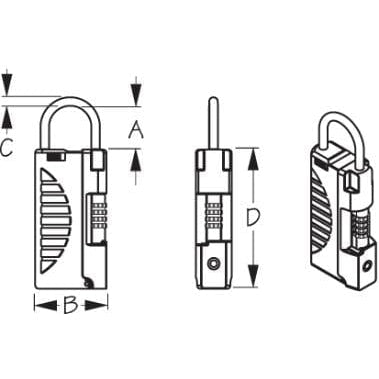 Sea-Dog Qualifies for Free Shipping Sea-Dog Combination Key Box Lock #222009-1