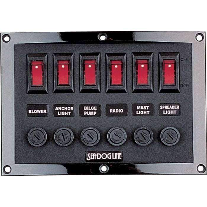 Sea-Dog Qualifies for Free Shipping Sea-Dog Nylon Switch Panel-Horizontal #424210-1