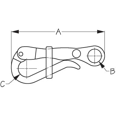 Sea-Dog Qualifies for Free Shipping Sea-Dog Pelican Hook Bronze 4" #189780