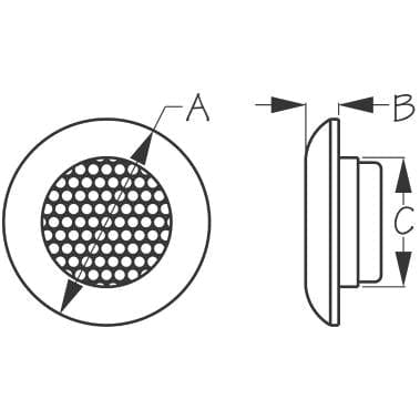 Sea-Dog Qualifies for Free Shipping Sea-Dog Plastic Courtesy Light White Bezel Red LEDs #401617-1