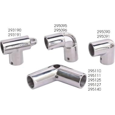 Sea-Dog Qualifies for Free Shipping Sea-Dog Stainless 125-Degree Bow Form-7/8 Rail Fitting #295125-1