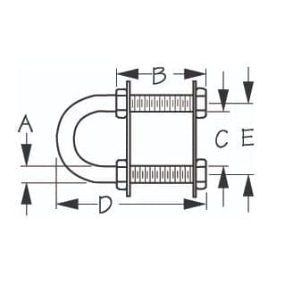 Sea-Dog Qualifies for Free Shipping Sea Dog Stainless Steel Bow Eye 3/8" x 4-1/4" #080036-1