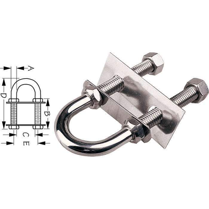 Sea-Dog Stainless Stern Eye 7/16" x 3" #080155-1