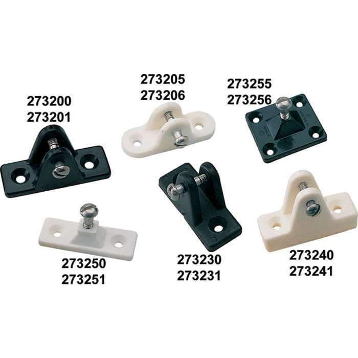 Sea-Dog Qualifies for Free Shipping Sea-Dog White Angled Deck Hinge #273231-1