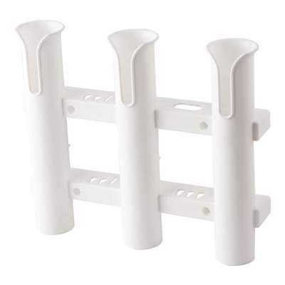 Sea-Dog Qualifies for Free Shipping Sea-Dog White Nylon 3-Pole Side Mount Rod Holder #325038-1