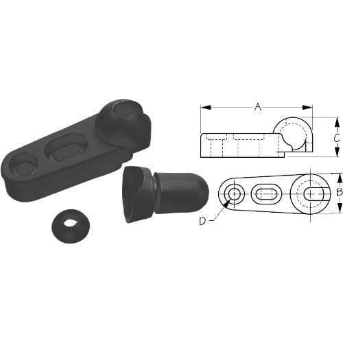 Sea-Dog Qualifies for Free Shipping Sea-Dog Windshield Brace Foot 1/2" #324300-1