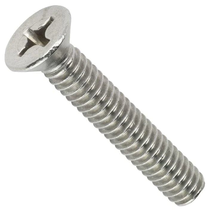 Seachoice Qualifies for Free Shipping Seachoice 1/4-20 x 3/4" Phillips Flat Machine Screw 6-pk #59643