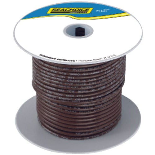 Seachoice Qualifies for Free Shipping Seachoice 10 AWG Marine Wire Brown 100' #63073