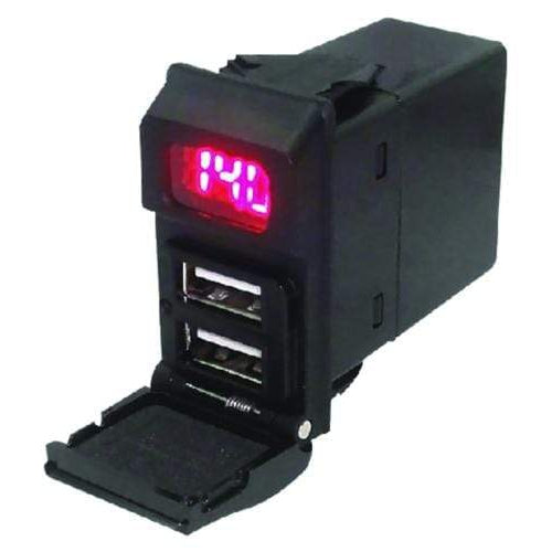 Seachoice Qualifies for Free Shipping Seachoice 12-24v Dual USB with Voltmeter #15079