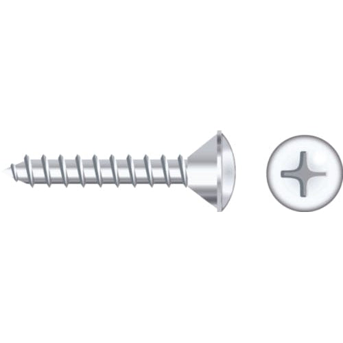 Seachoice Qualifies for Free Shipping Seachoice #14 x 1.5" Oval Sheet Metal Screw Chrome 25-pk #01799